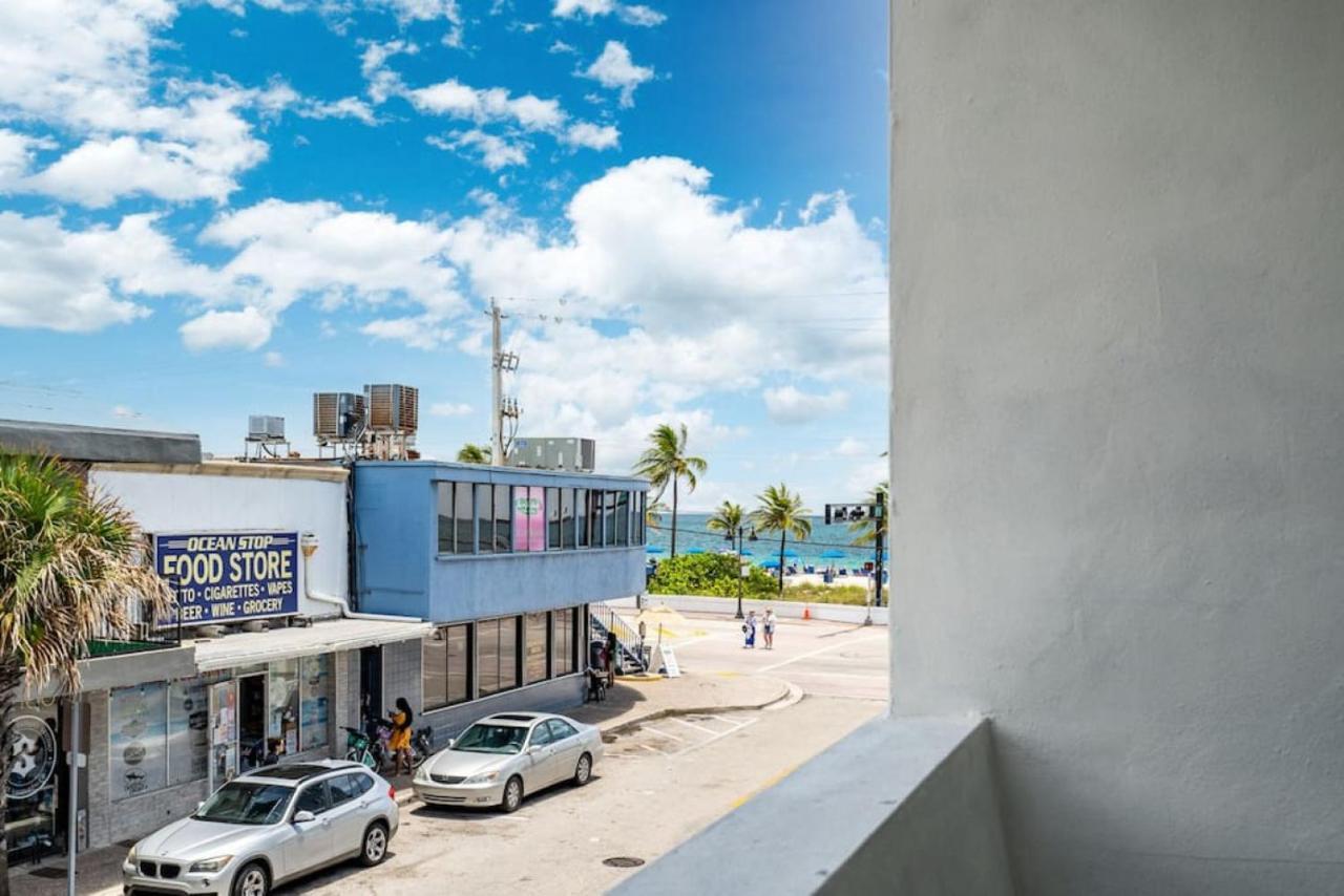 The Purple Pelican Beachfront With Ocean Balcony Unit 3 Fort Lauderdale Eksteriør bilde