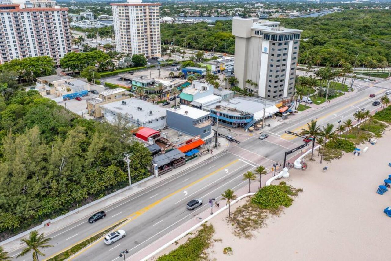 The Purple Pelican Beachfront With Ocean Balcony Unit 3 Fort Lauderdale Eksteriør bilde