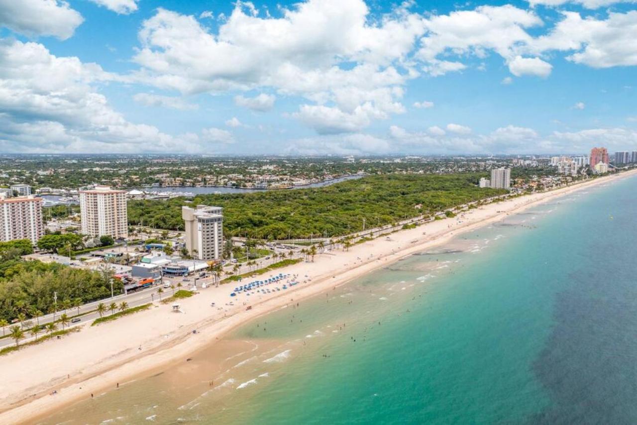 The Purple Pelican Beachfront With Ocean Balcony Unit 3 Fort Lauderdale Eksteriør bilde