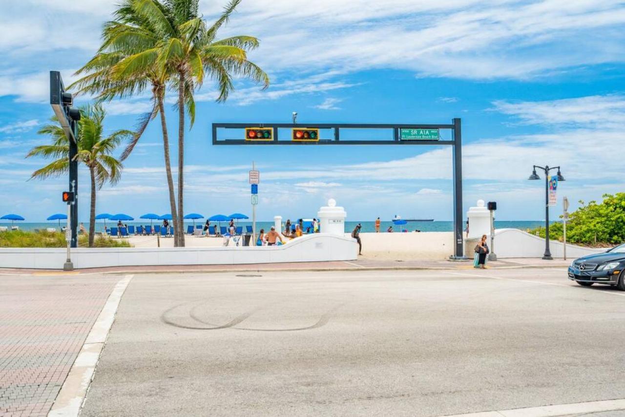 The Purple Pelican Beachfront With Ocean Balcony Unit 3 Fort Lauderdale Eksteriør bilde